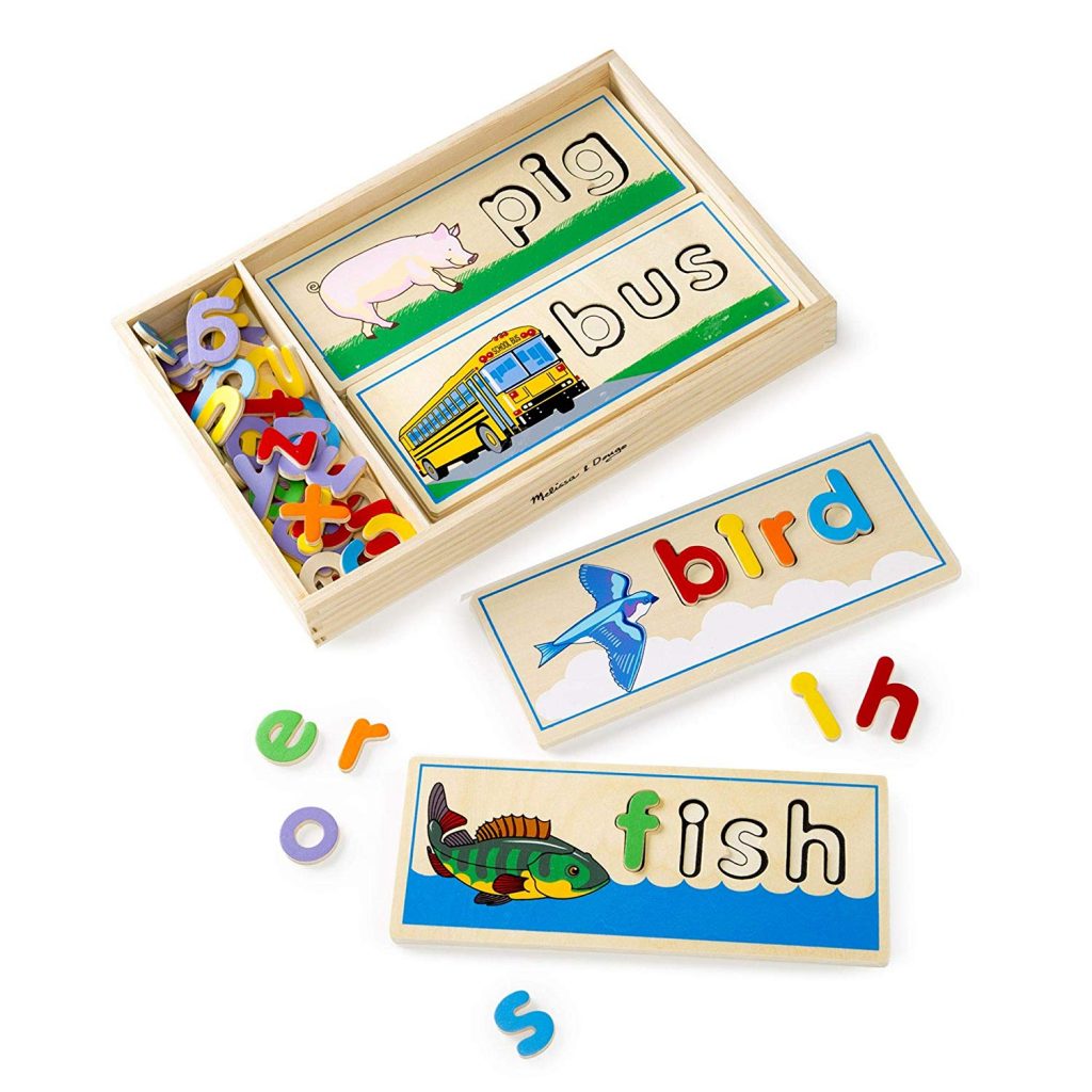 see and spell game by Melissa &Doug