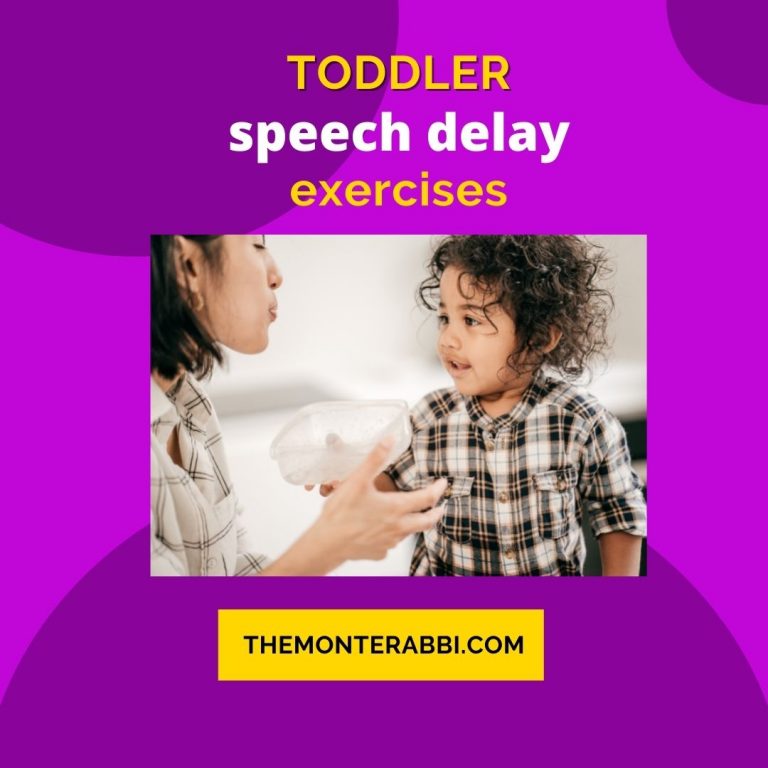 Toddlers Speech Delay Exercises The MonteRabbi