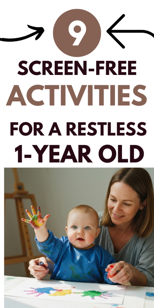 9 screen free activities for 1 year old toddler