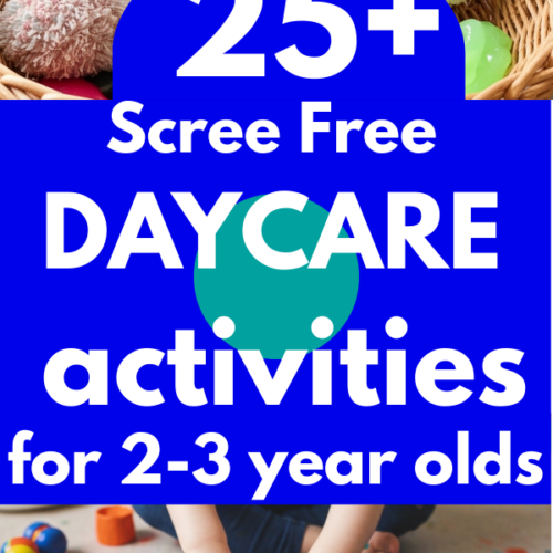 25 Easy Daycare Activities for Preschool Kids Under 3 Years