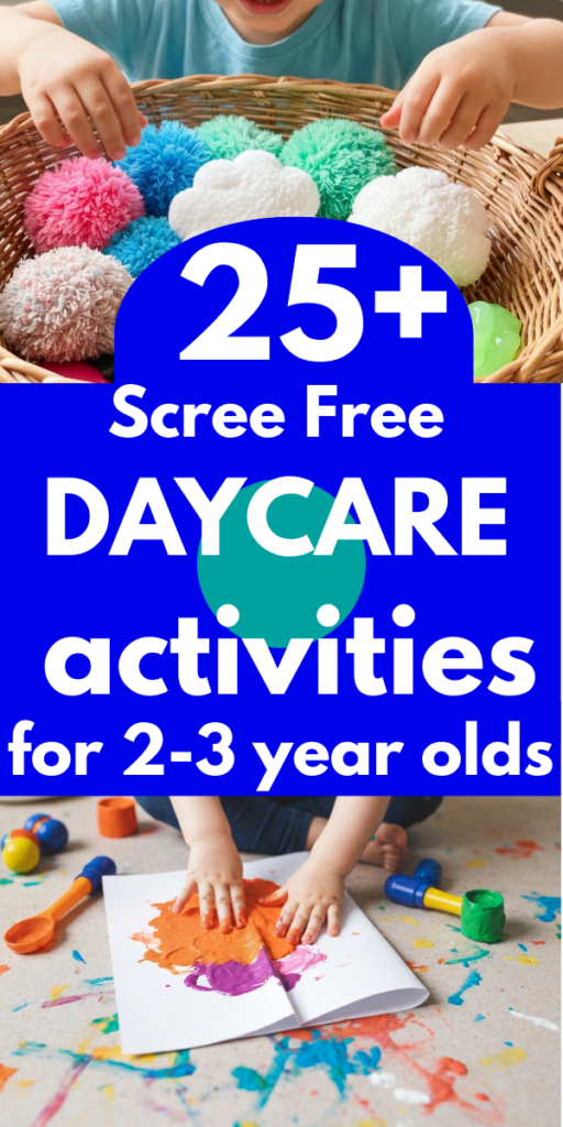 25 Easy Daycare Activities for Preschool Kids Under 3 Years