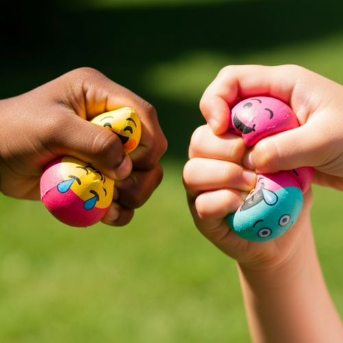how to make emoji paper squishes for your daycare activities